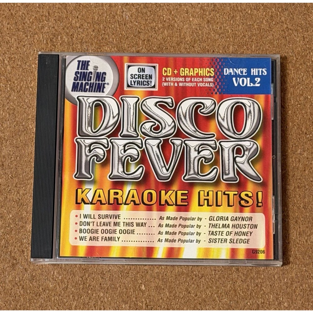 The Singing Machine Disco Fever Karaoke Dance Hits Vol 2 CD+G English G9206